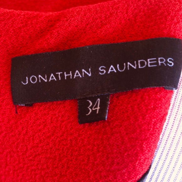 JONATHAN SAUNDERS Ombré All Season Wool Dress NICE - Picture 6 of 8